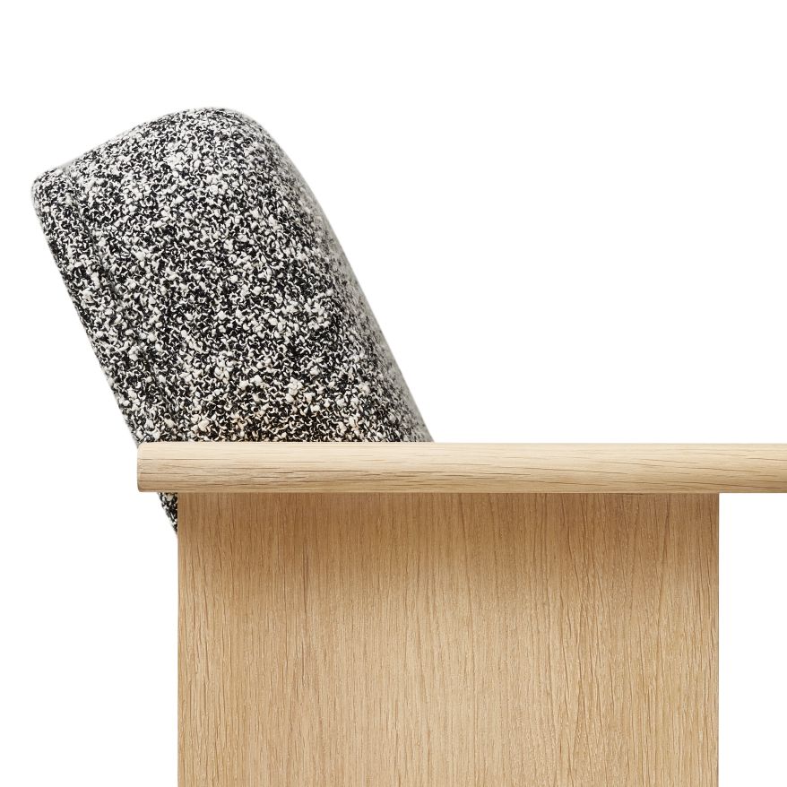 Block Lounge Sessel weiß geölt Form & Refine 