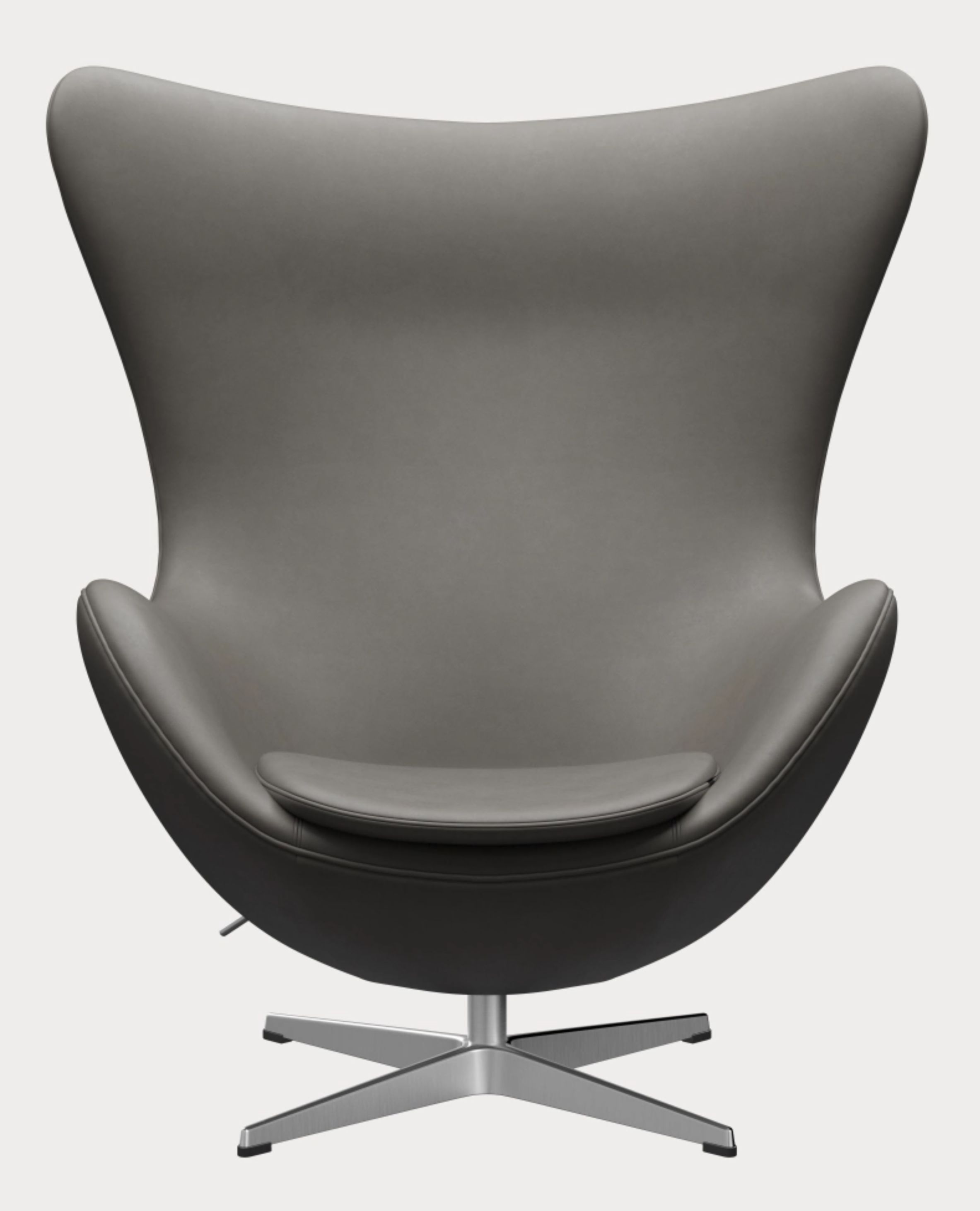 Egg Chair mit Hocker Aktionsmodell Essential Leder Lava Fritz Hansen