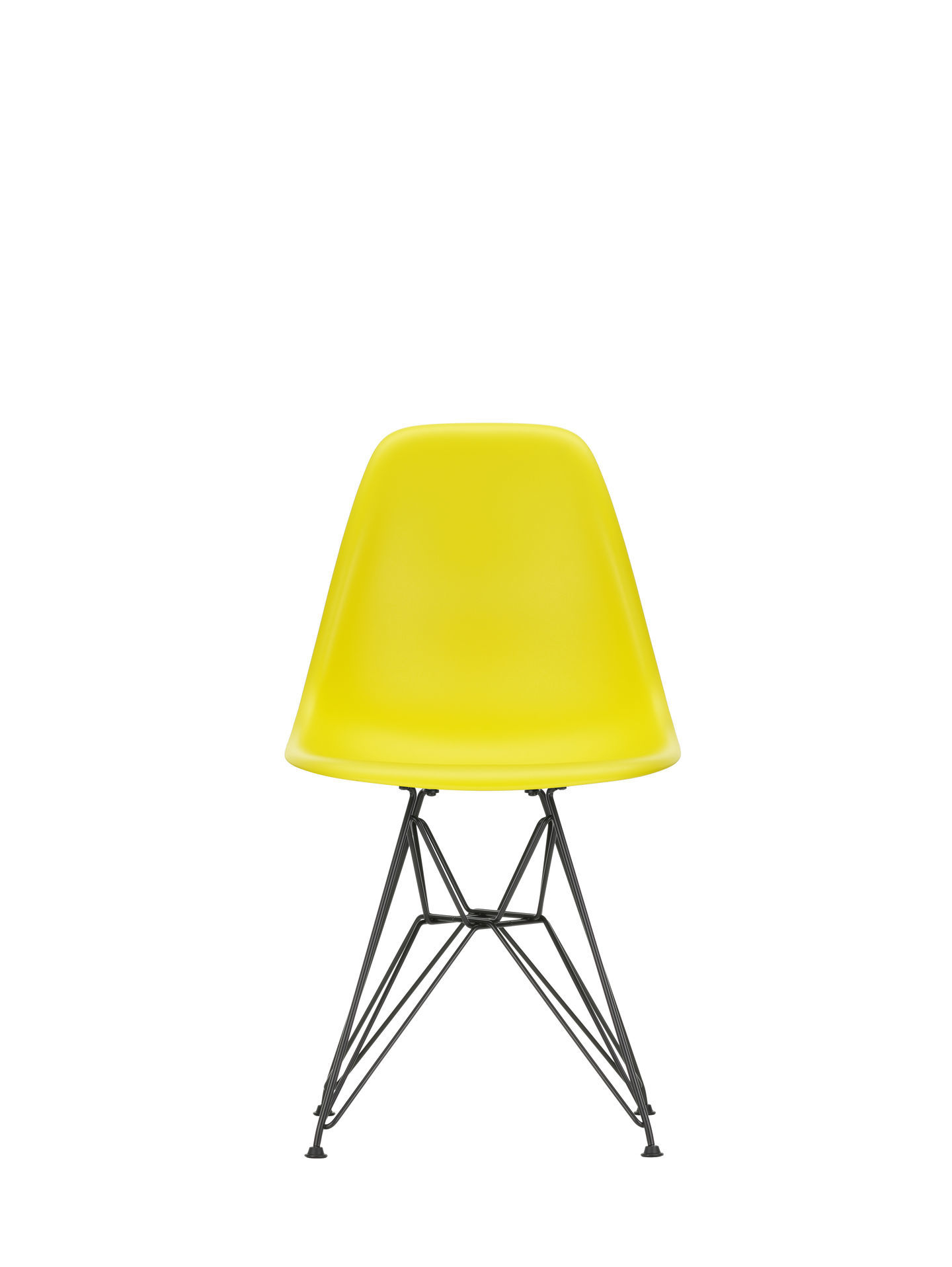 Eames Plastic Side Chair DSR Stuhl Vitra Chrom-Eisgrau