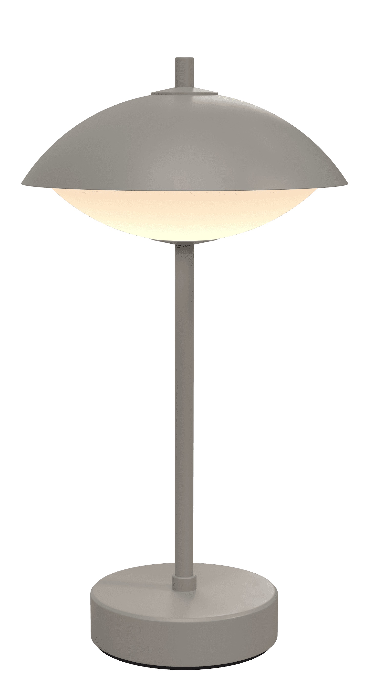 Clam Portable Tischleuchte Akkuleuchte Fritz Hansen Nine grey