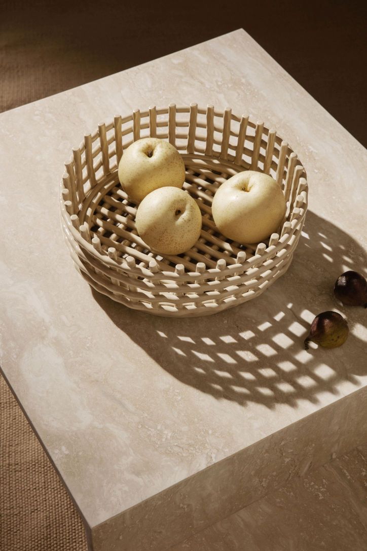 Ceramic Centrepiece Korb Cashmere Ferm Living