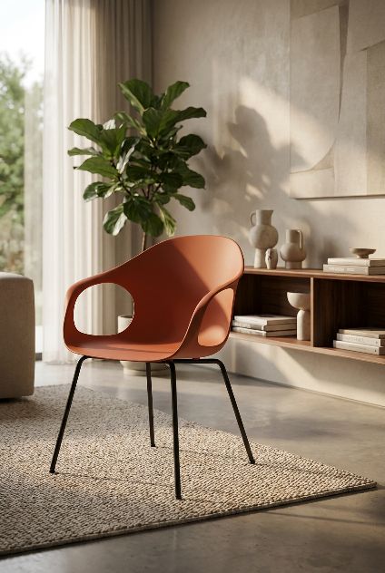 Elephantino Sessel Vierfuß Gestell Kristalia