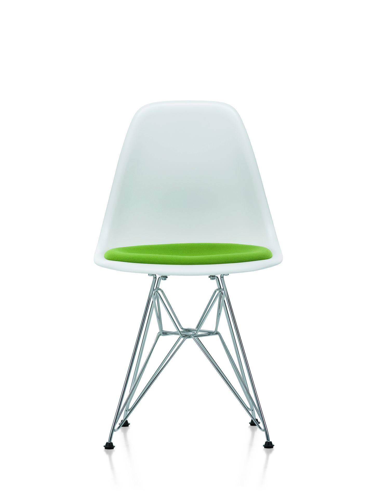 Eames Plastic Side Chair DSR Stuhl mit Sitzpolster Vitra