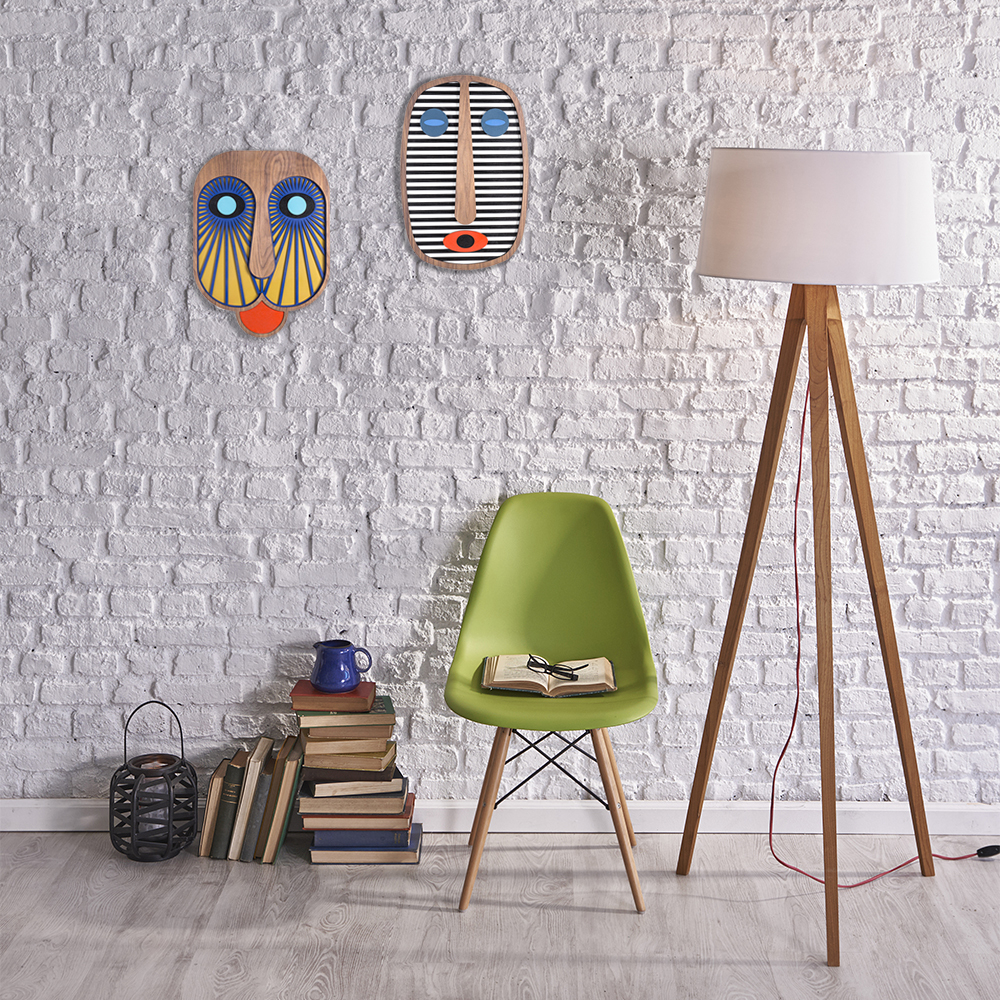 Modern African Maske Small Wandschmuck Umasqu 19 EINZELSTÜCK