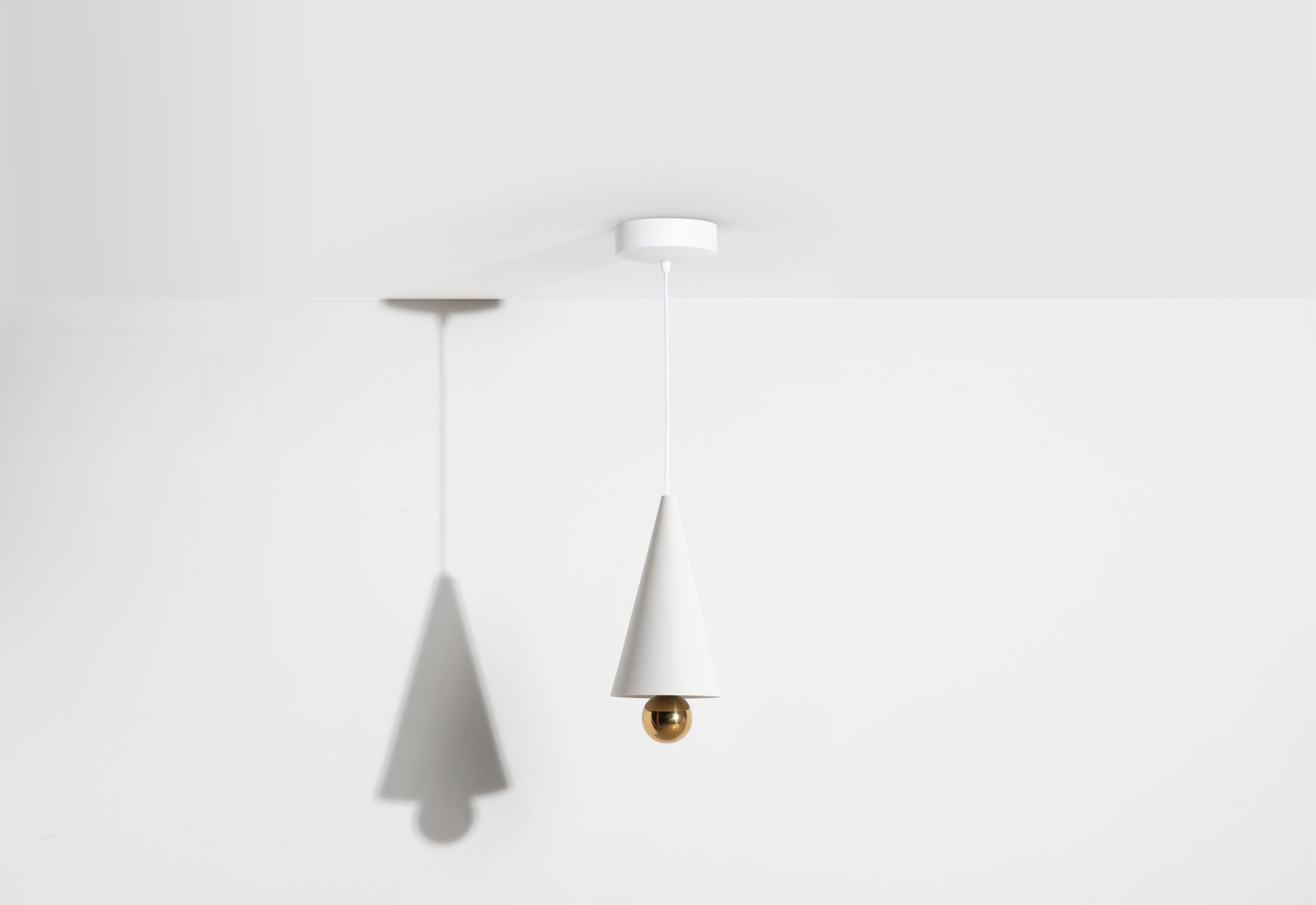 Cherry Pendant light Pendelleuchte S Petite Friture Weiß
