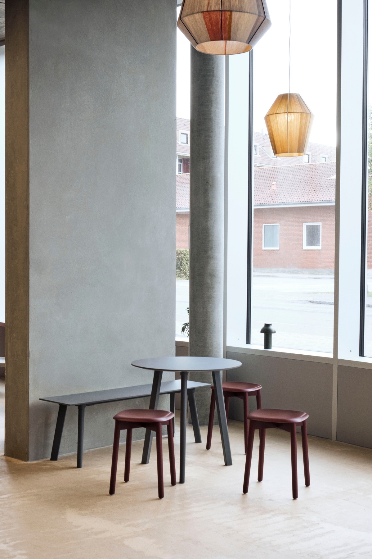 CPH DEUX 220 Table Tisch Ø75 cm Hay