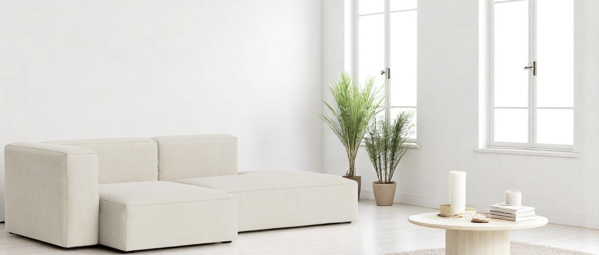 Mags Sofa 2,5-Sitzer Combination 3 mit Armlehne links Hay  