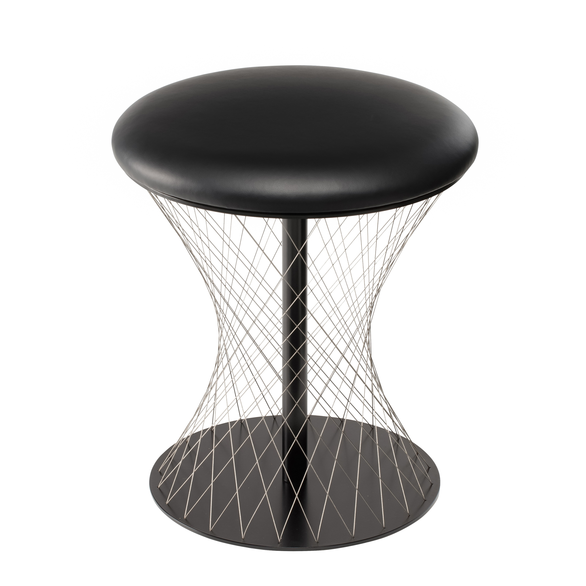 Network Stool Hocker Schwarz Favius