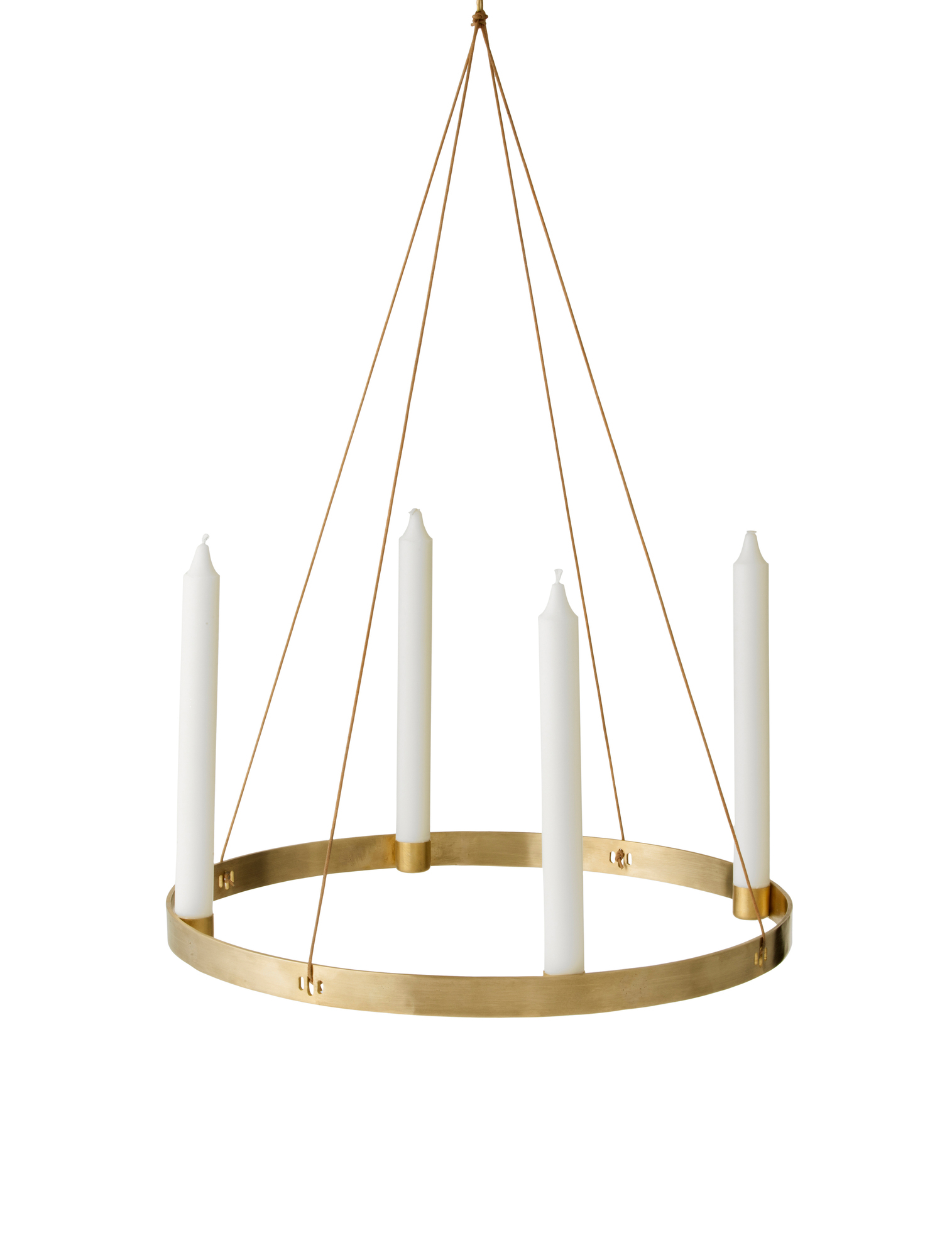 Candle Holder Circle Kerzenhalter groß messing Ferm Living