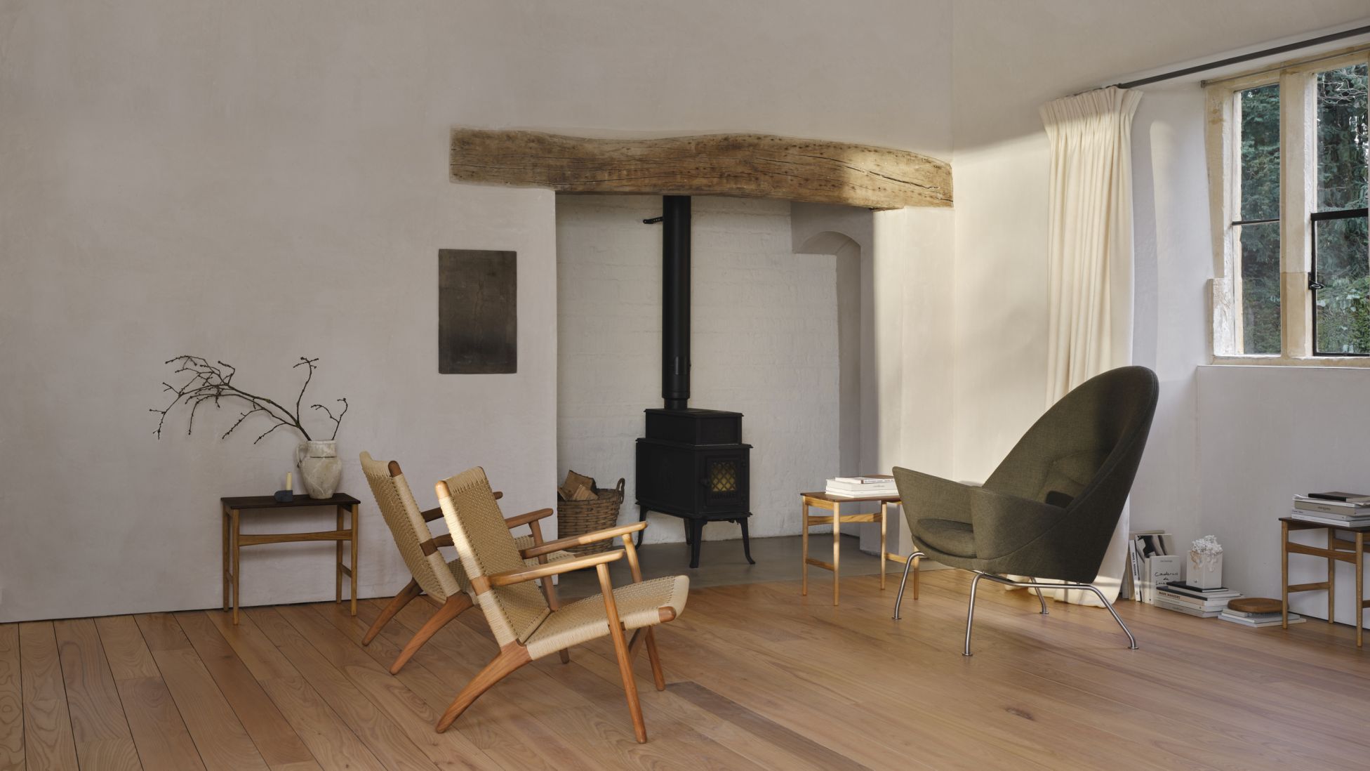 CH004 Nesting Tables Beistelltische 3-er Set Carl Hansen & Søn 