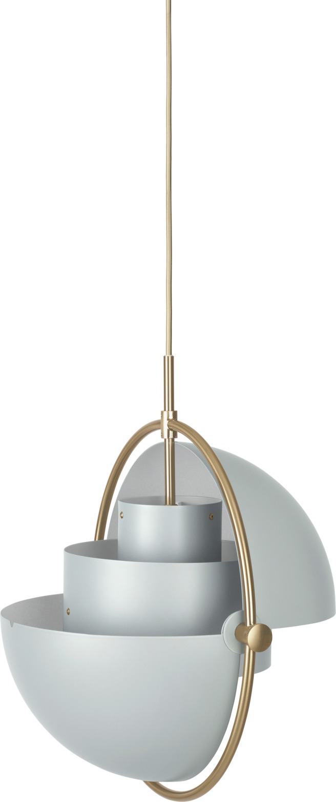Multi-Lite Pendant lamp Pendelleuchte See Grau / Messing Gubi