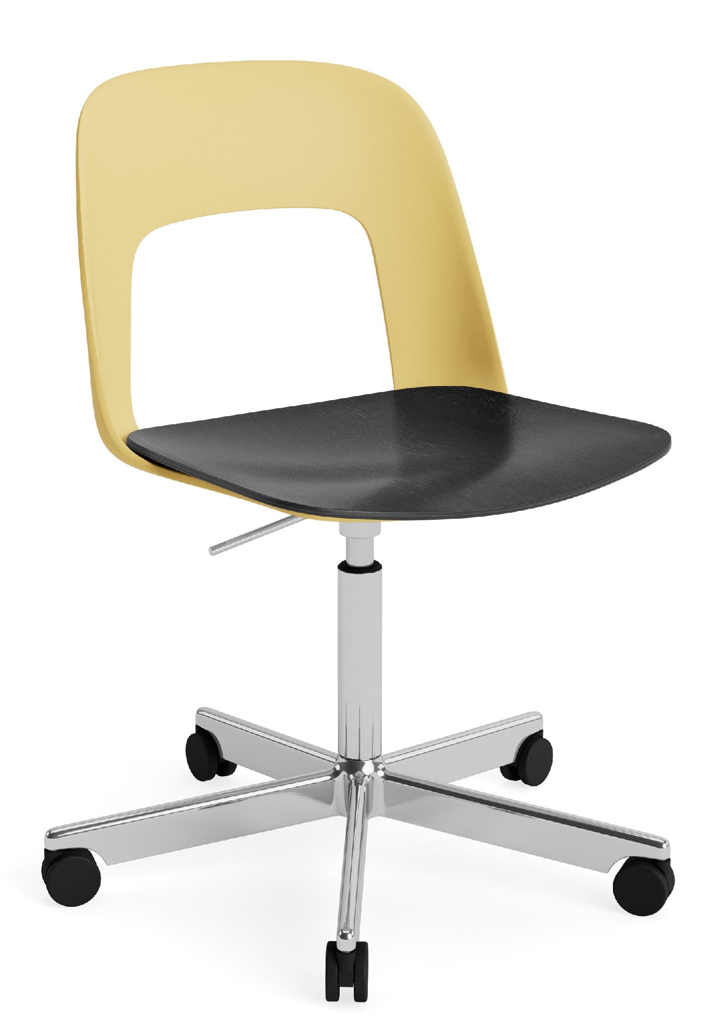 Layout Side Chair 142 5-Stern Drehfuß Stuhl Hay