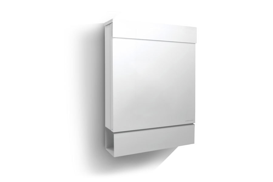 Letterman M Briefkasten Weiss Radius