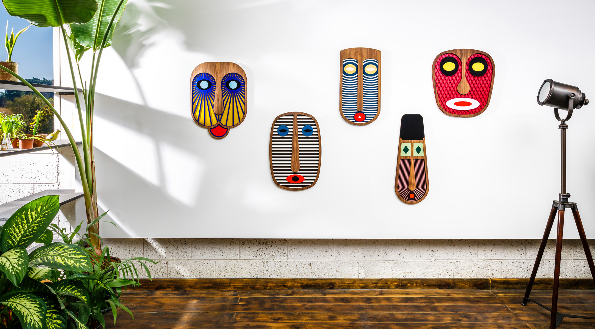 Modern African Mask #10 Medium Wandschmuck Umasqu EINZELSTÜCK