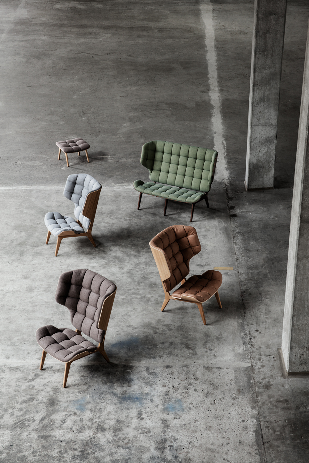 Mammoth Chair Eiche dunkel geräuchert / Fame 61044 NORR11