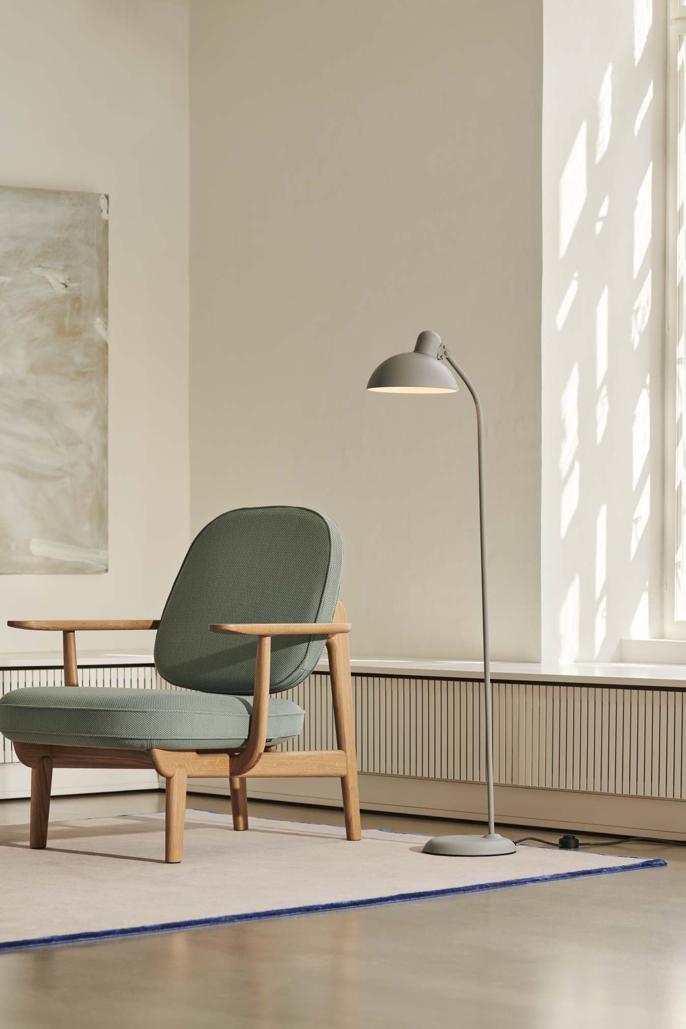 6556 F Stehleuchte KAISER idell Fritz Hansen Easy grey
