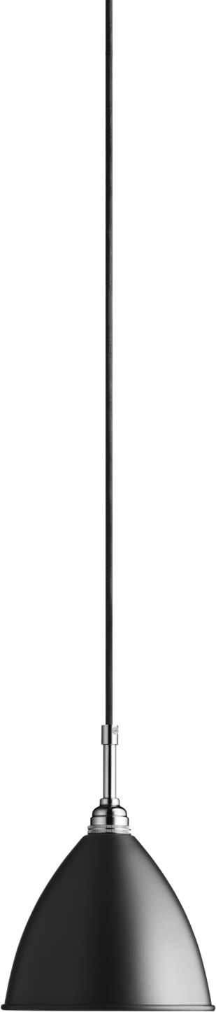 Bestlite Pendelleuchte BL9 in Schwarz und Chrom von Gubi, moderne Hängelampe für Innenräume.