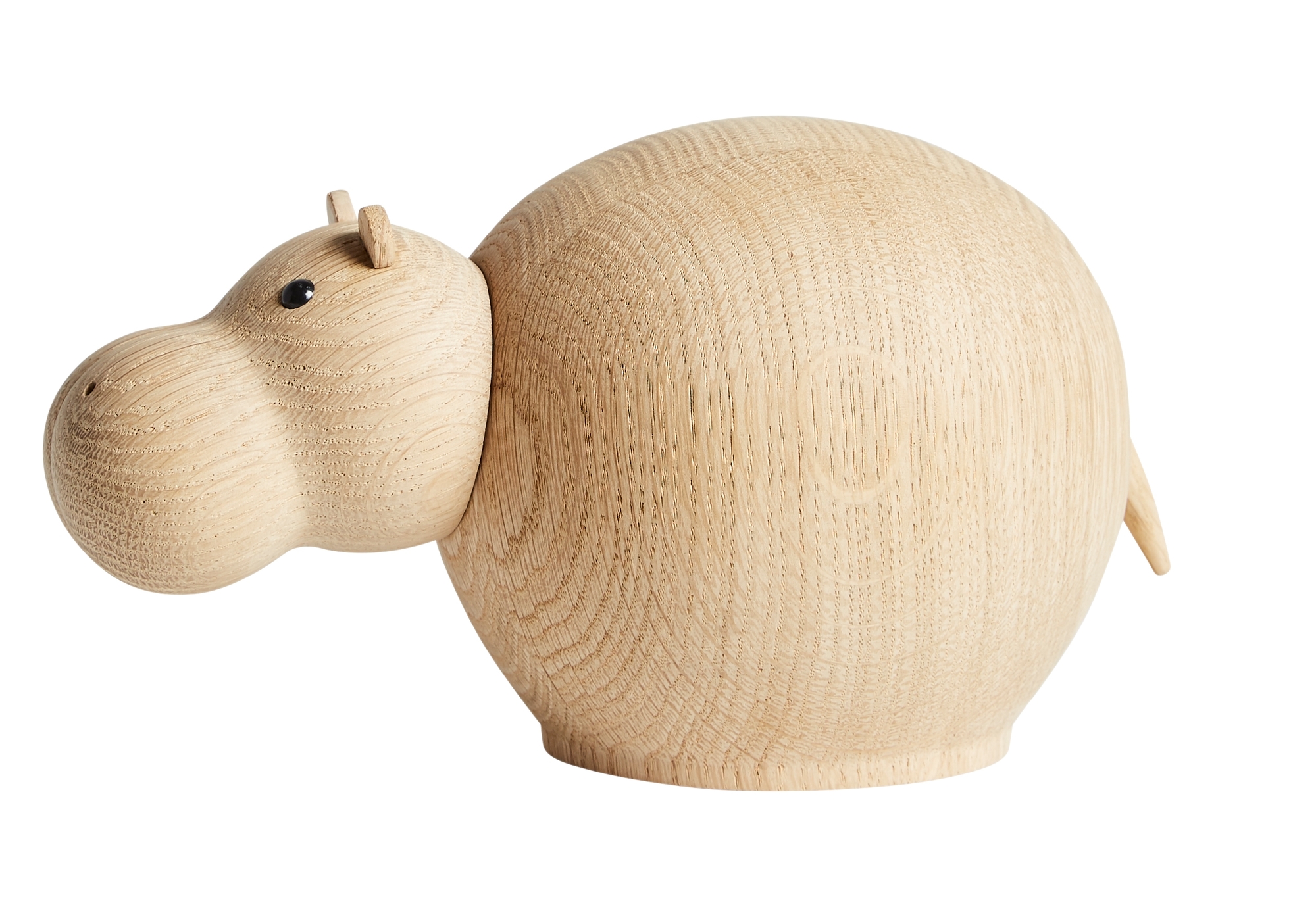Hibo Hippopotamus Nilpferd Holzfigur medium Woud EINZELSTÜCK