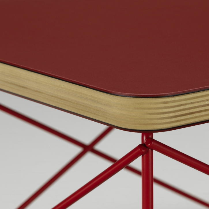 Occasional Table LTR Beistelltisch Linoleum Dark brick Vitra 