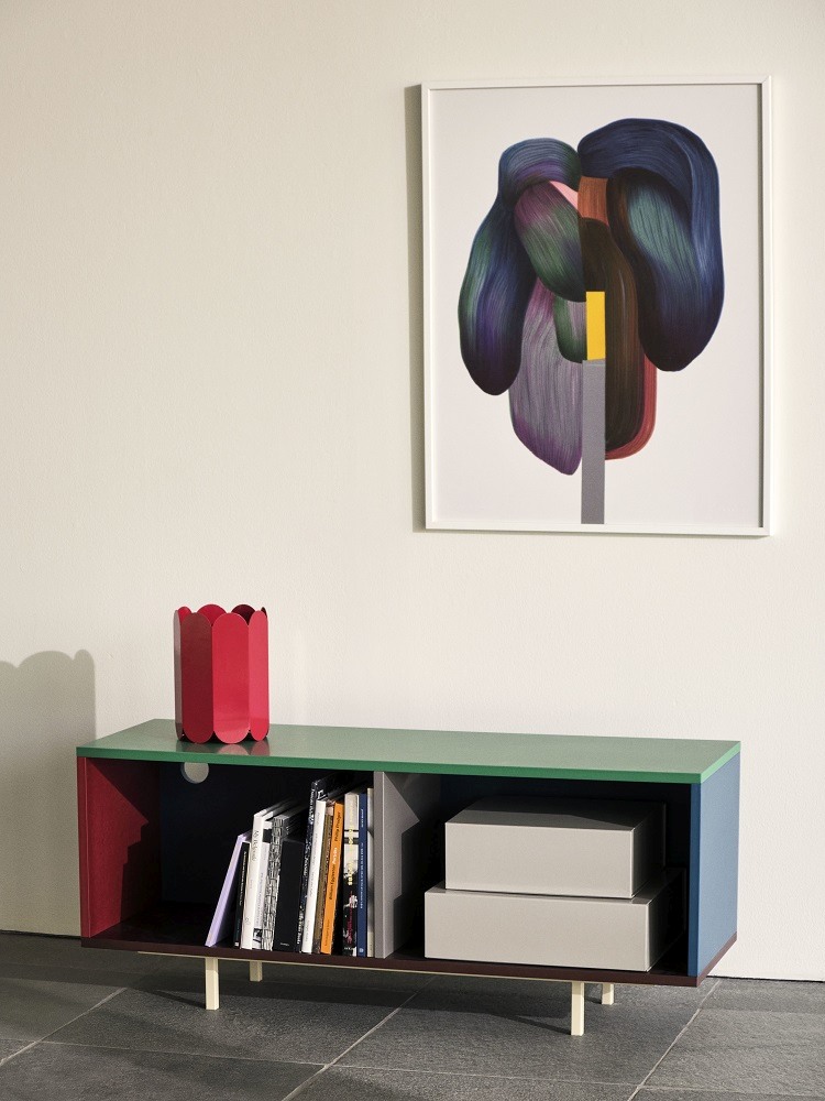 Colour Cabinet M Sideboard Hay Glass Doors Multi Floor