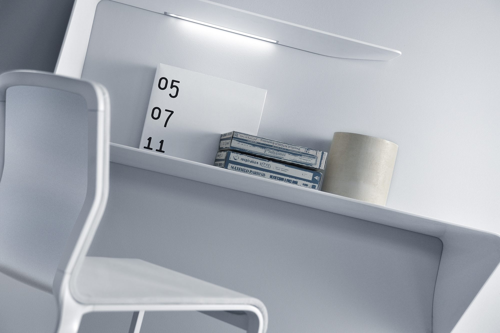 Mamba Ablage / Wandsekretär mit LED MDF Italia