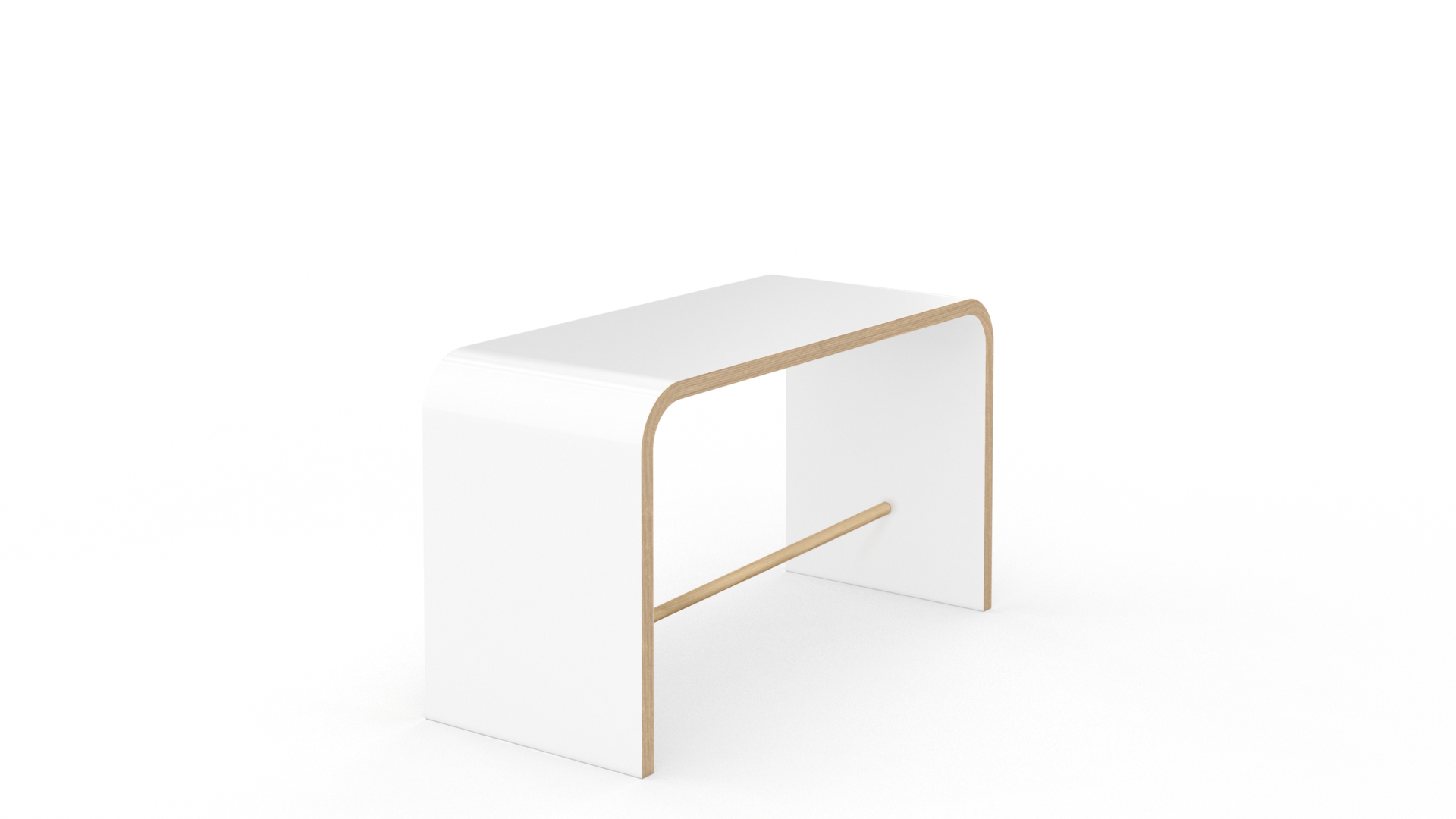 Sit Hocker weiß Tojo