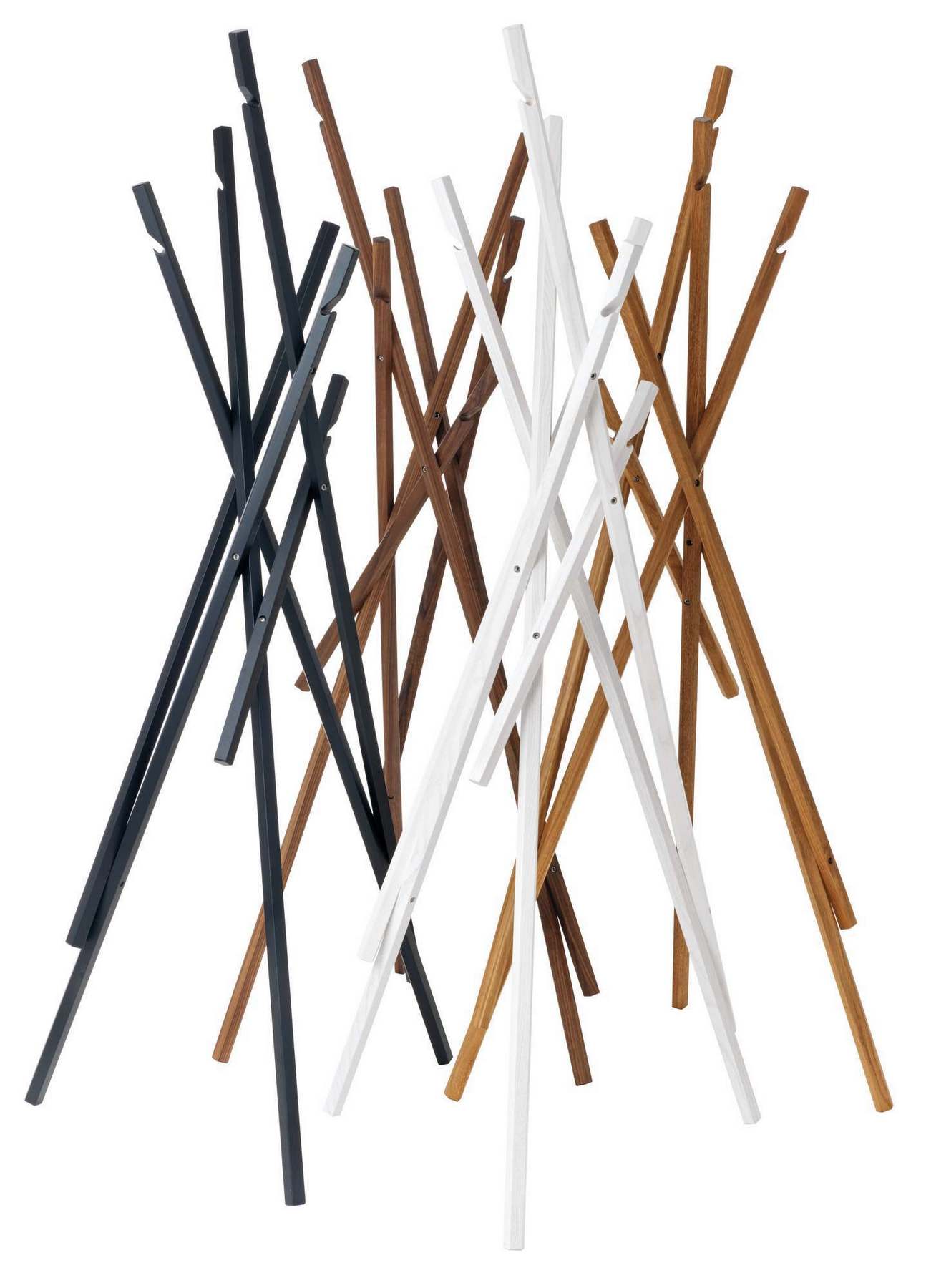 Sticks Garderobenständer ESCHE NACHTBLAU Schönbuch EINZELSTÜCK