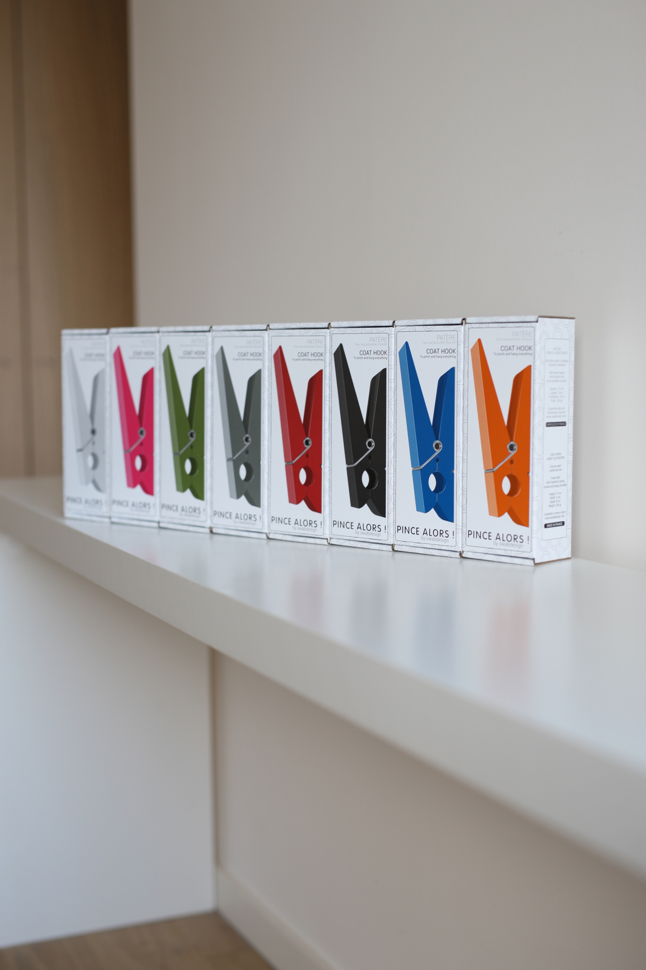 Pince Alors Kleiderhaken Swabdesign Pink Pince Alors Kleiderhaken Swabdesign Pink