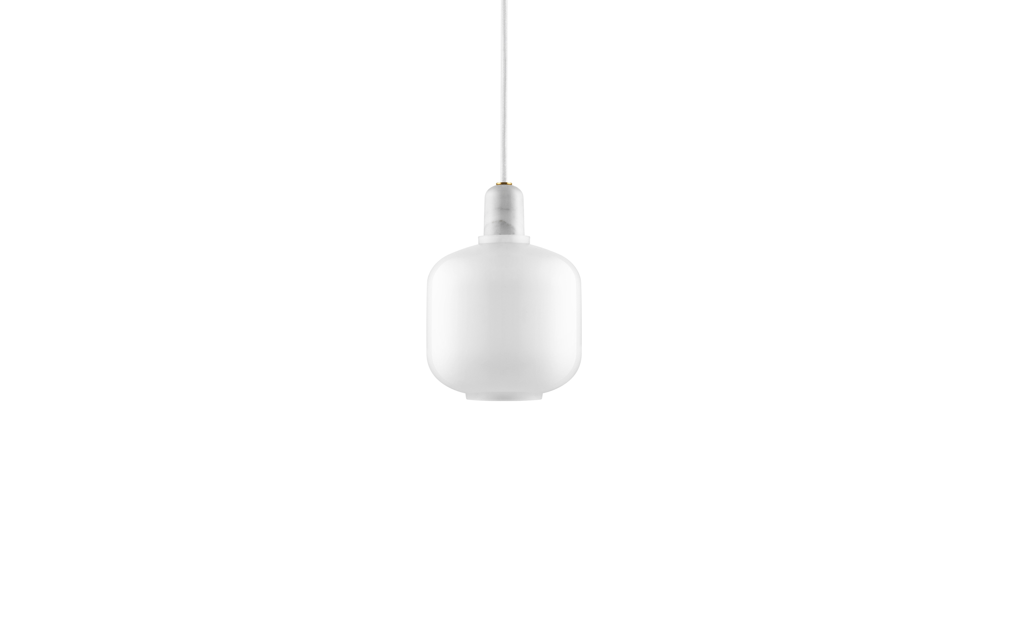 Amp Lamp Hängeleuchte Normann Copenhagen Gold/Green Ø 14 cm