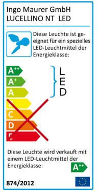 Lucellino NT LED Wandleuchte Ingo Maurer
