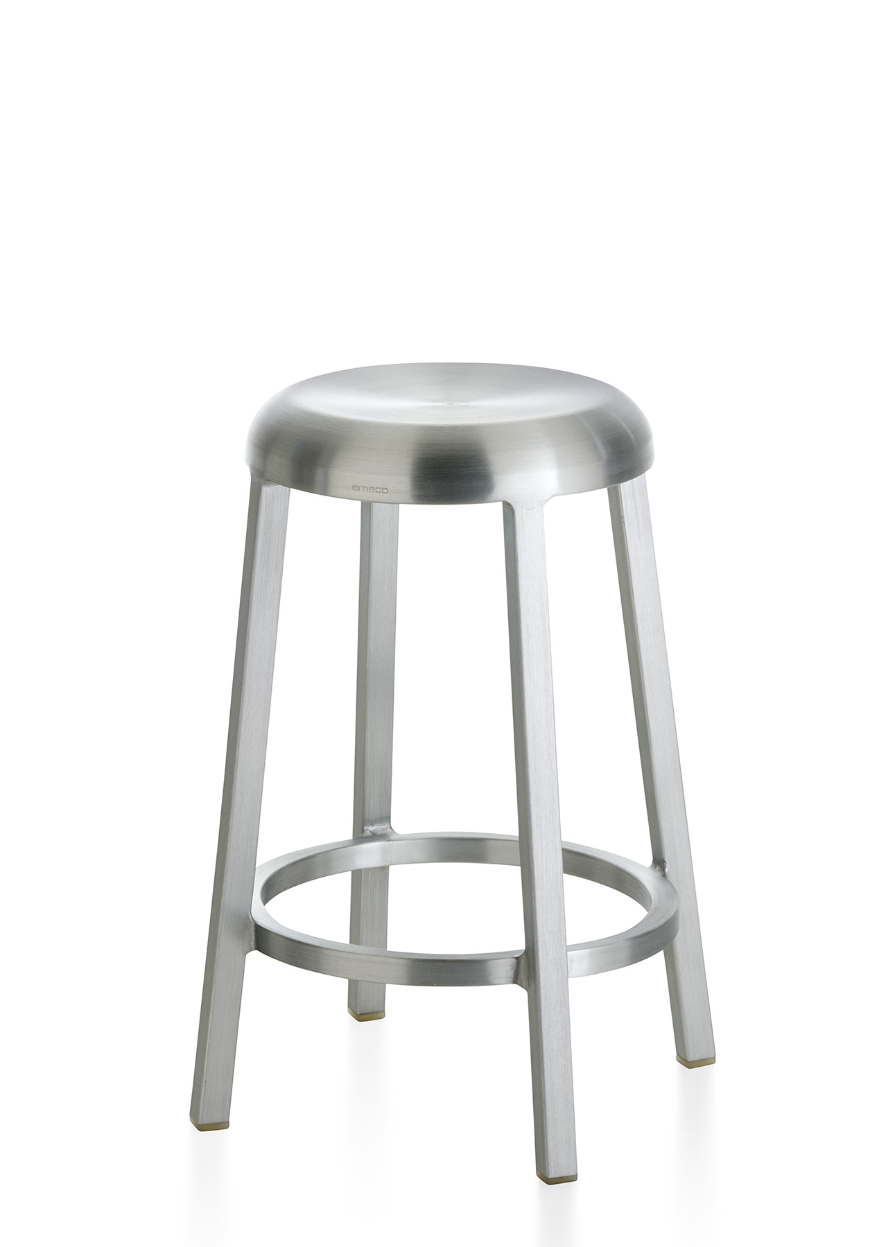 ZA Counter Stool Hocker Aluminium gebürstet Emeco