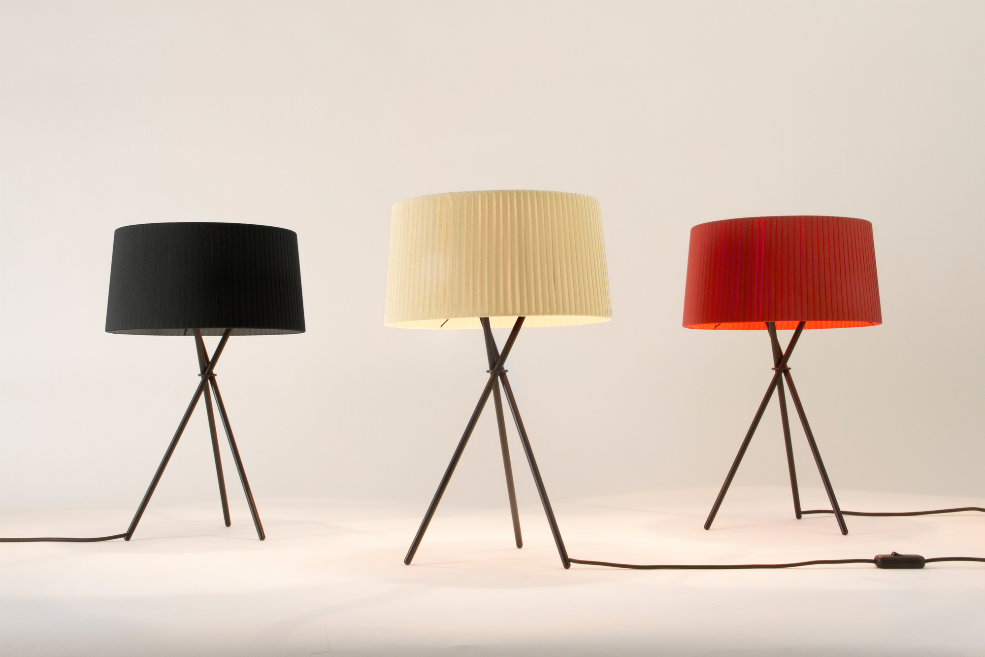 Tripode M3 Tischleuchte Schwarz Santa & Cole