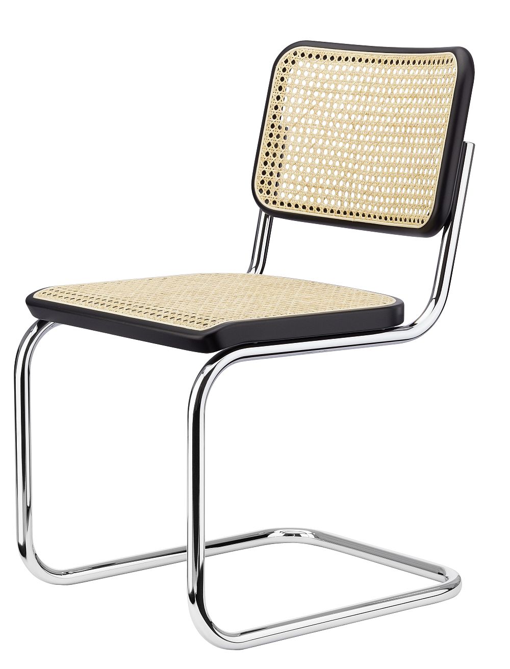 S 32 V Stahlrohr Klassiker Freischwiger CHROM / SCHWARZ Thonet VORZUGSKOMBINATION