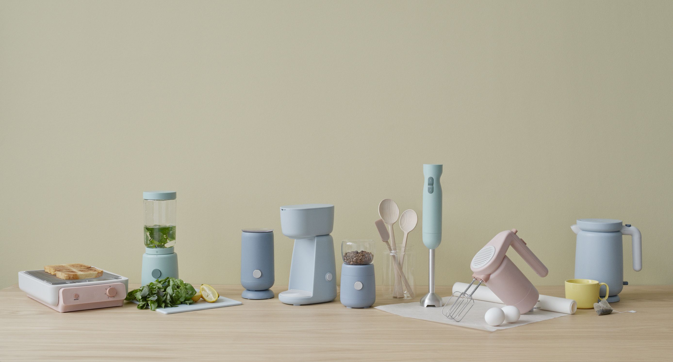 FOODIE Solo-Kaffeemaschine hellblau RIG TIG by Stelton EINZELSTÜCK