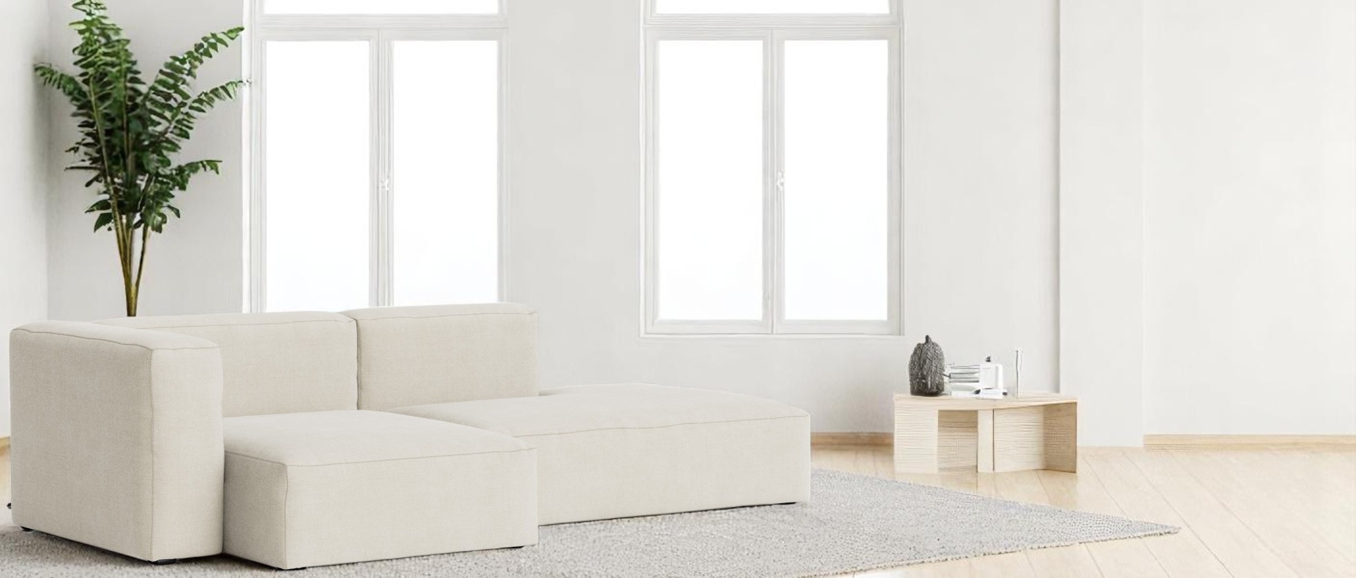 Mags Sofa 2,5-Sitzer Combination 3 mit Armlehne links Hay  