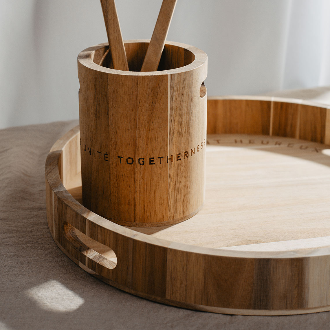 Zusammenhalt Gefäß / Vase Räder