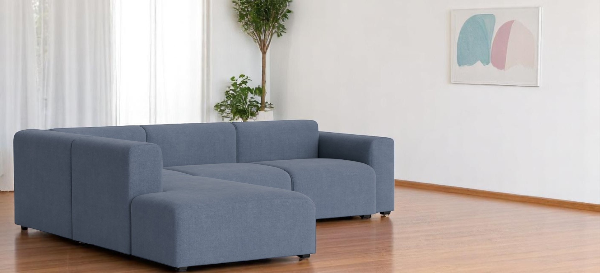 Mags Sofa Corner Combination 2 Low Armrest mit Armlehne links Hay 