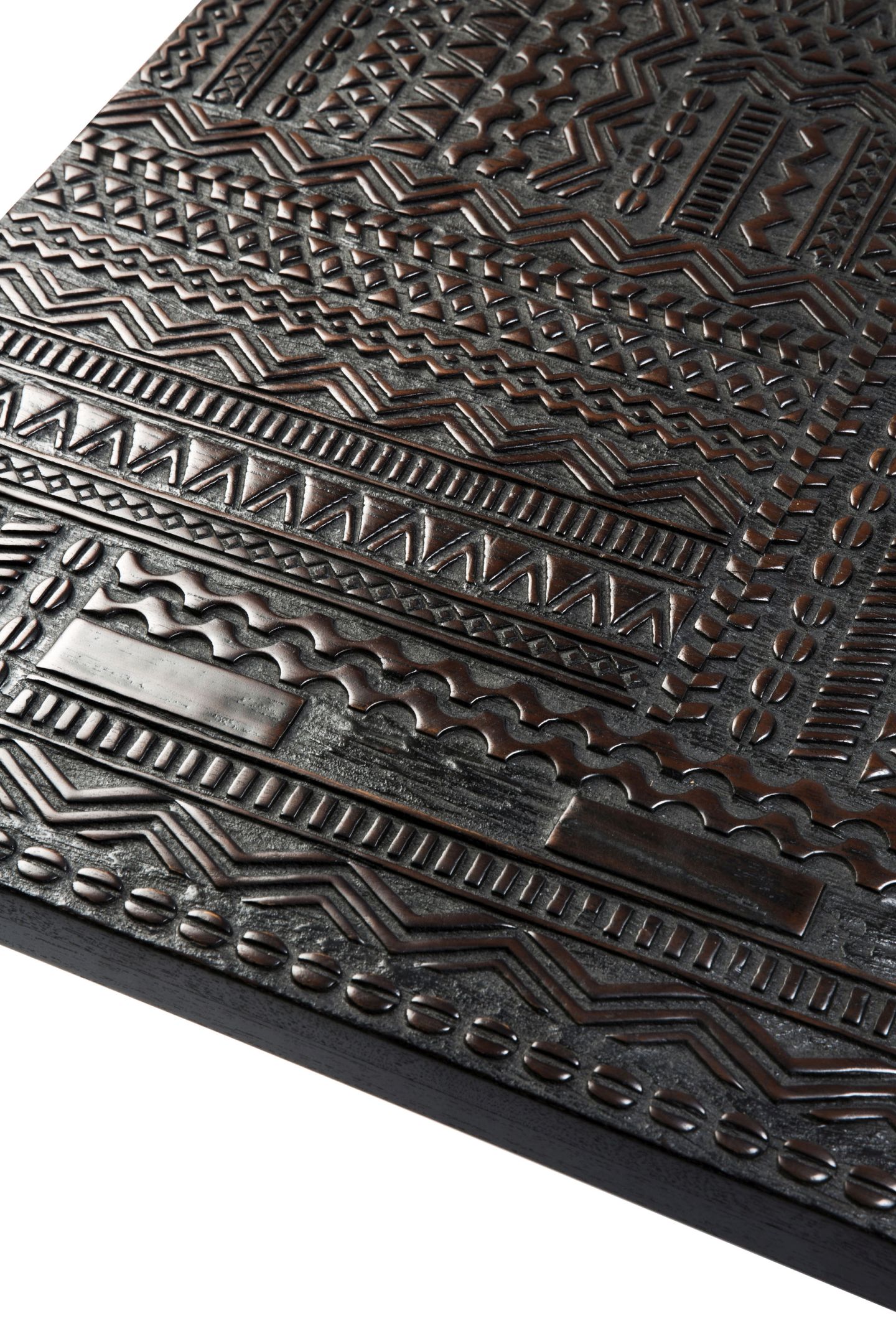 Tabwa Blok Couchtisch Teak schwarz Ethnicraft