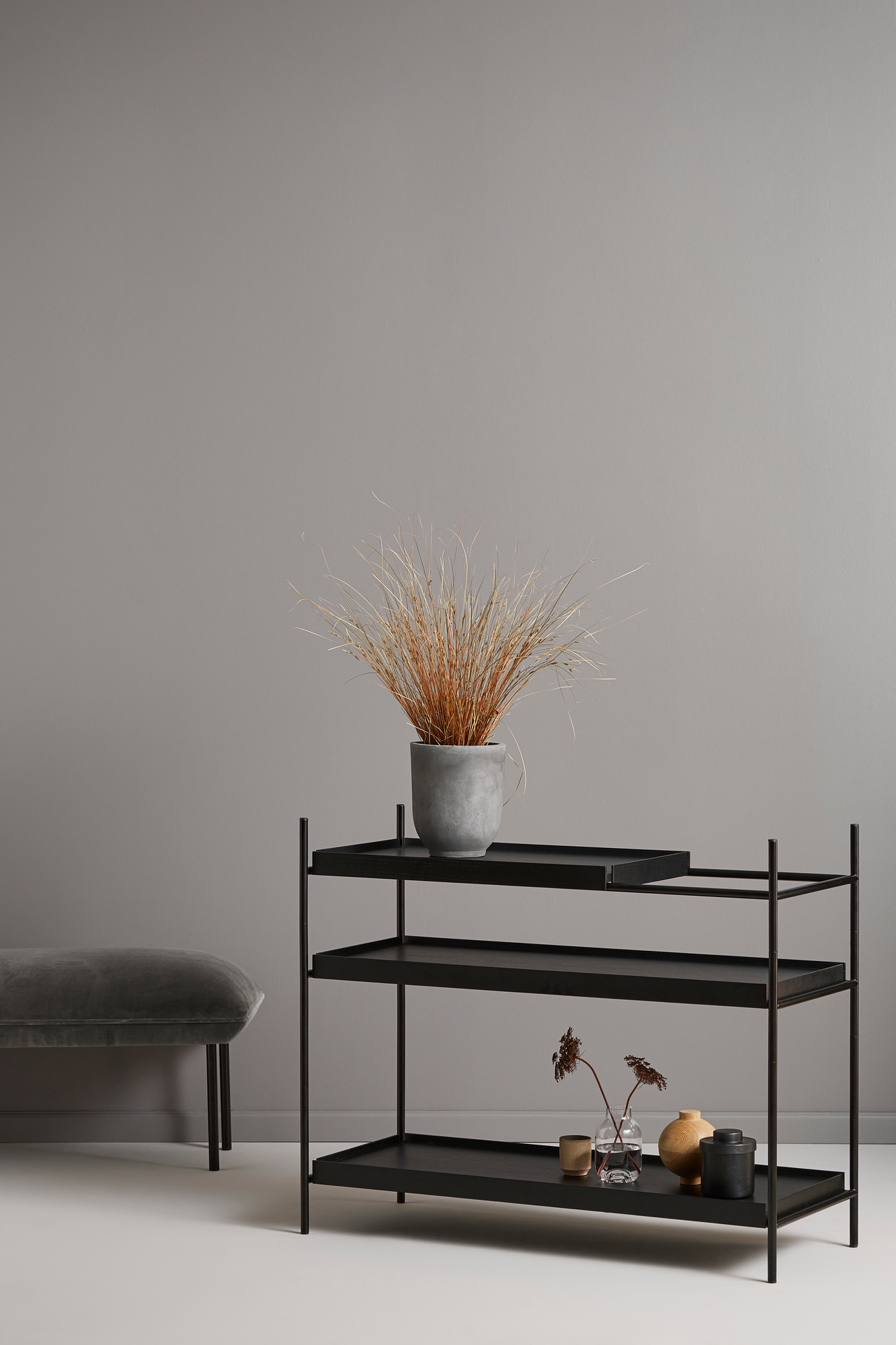 Tray Shelf Low Regal Woud