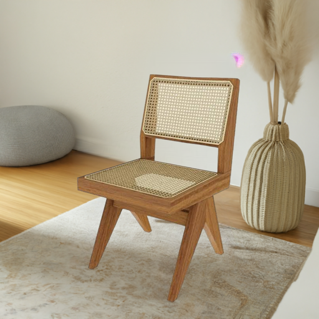 Capitol Complex Chair Stuhl TEAK NATUR Cassina EINZELSTÜCK (4x Stück vorhanden)