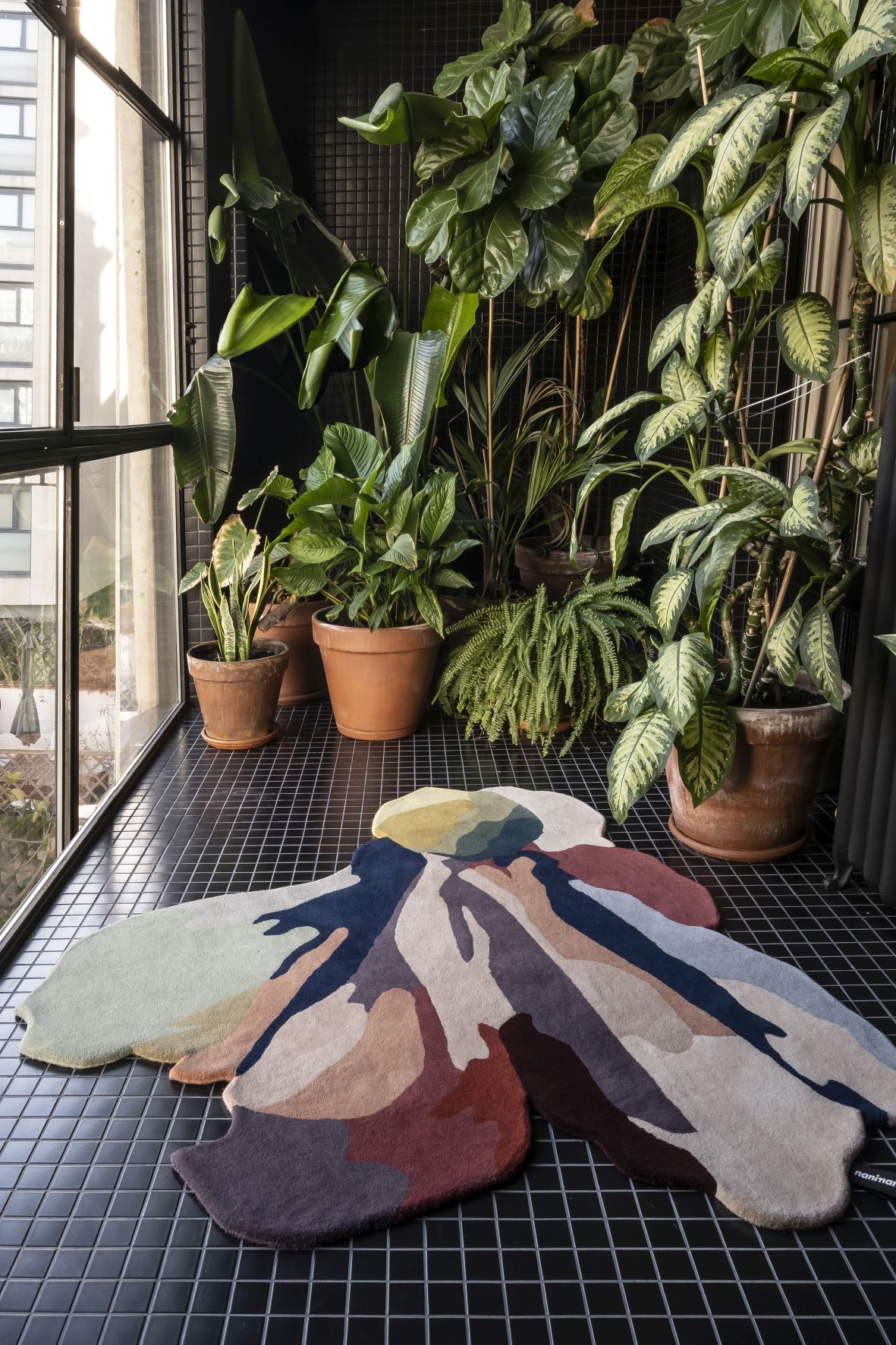 Flora Bloom 1 Teppich 150x166 cm Nanimarquina