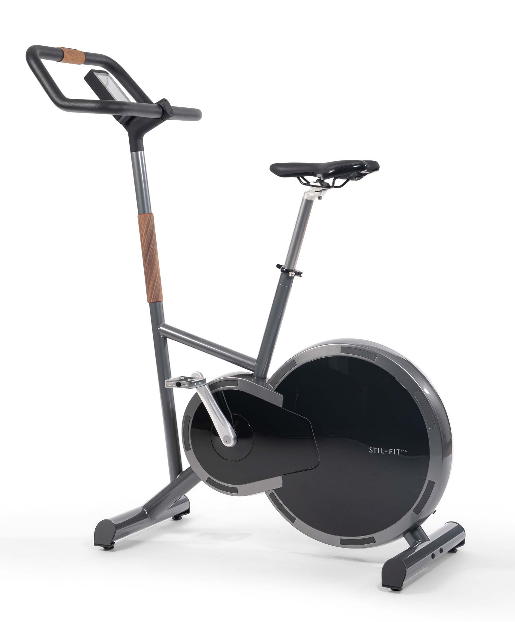 Ergometer PURE Stil-Fit Walnuss-Schwarz
