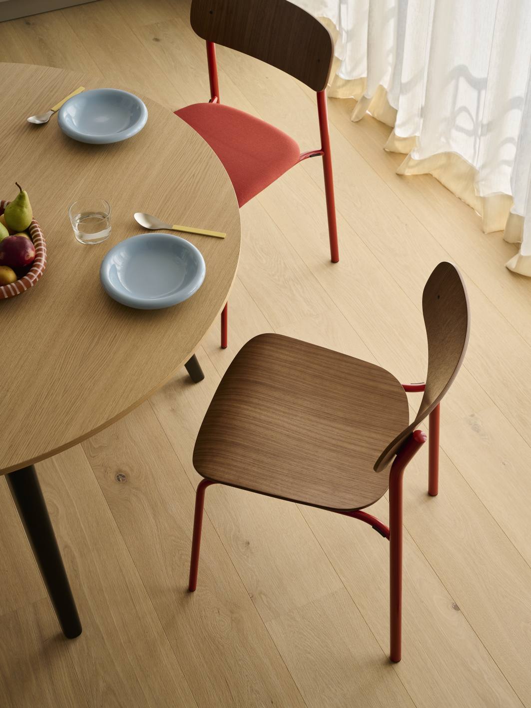 S 243 / S243 Stahlrohr Stuhl OLIVGRÜN Thonet EINZELSTÜCK