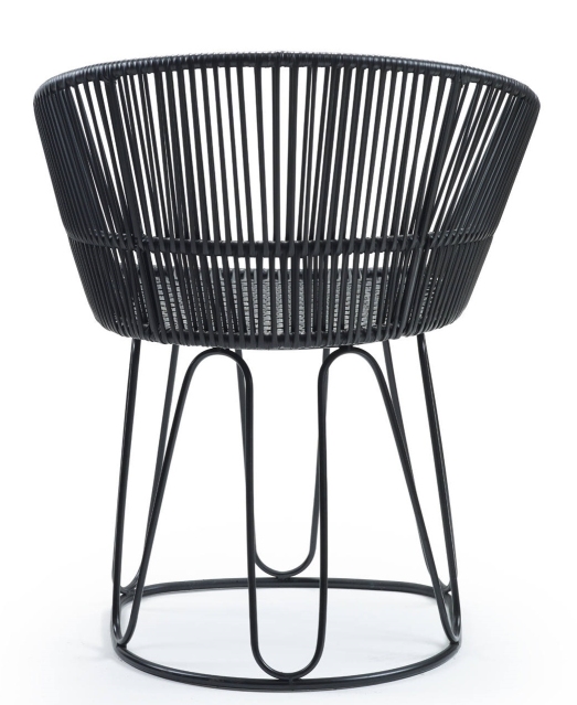 Circo Dining Chair Stuhl Outdoor ames Schwarz matt / Schwarz