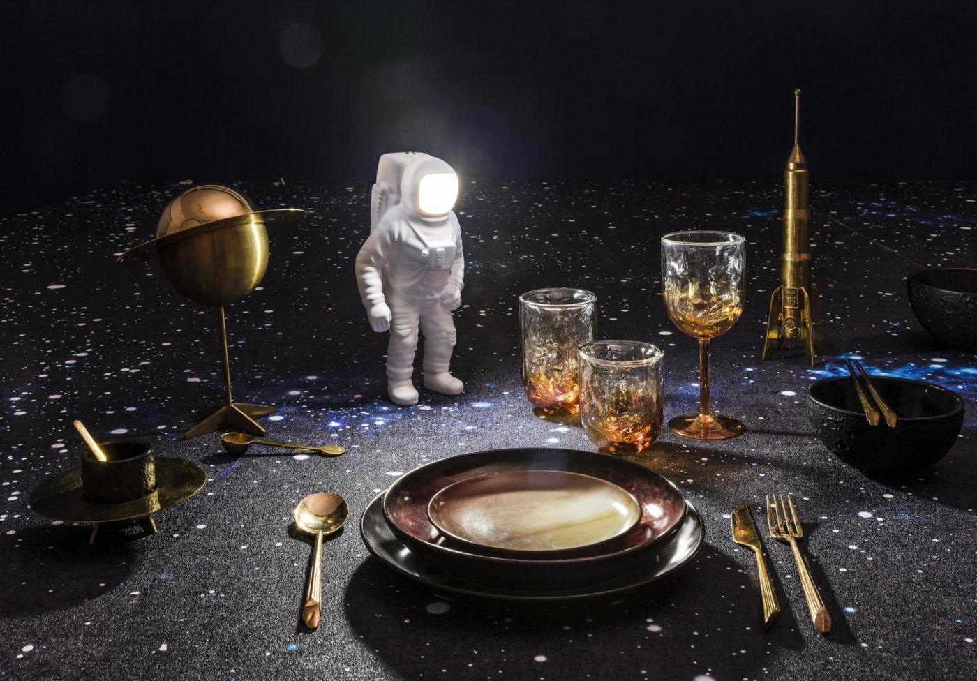 Flashing Starman LED Akkuleuchte Seletti EINZELSTÜCK