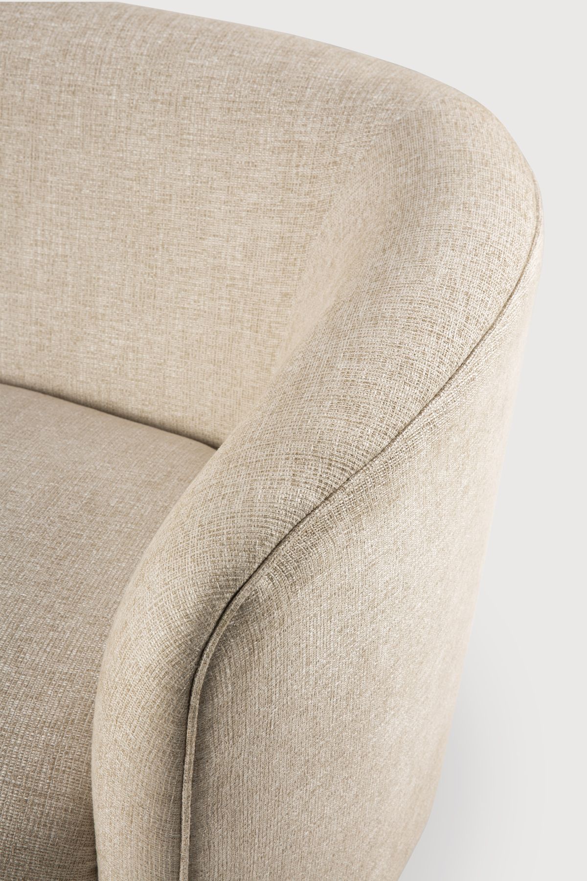 Ellipse Sofa 3 Sitzer Ethnicraft Haferflocken