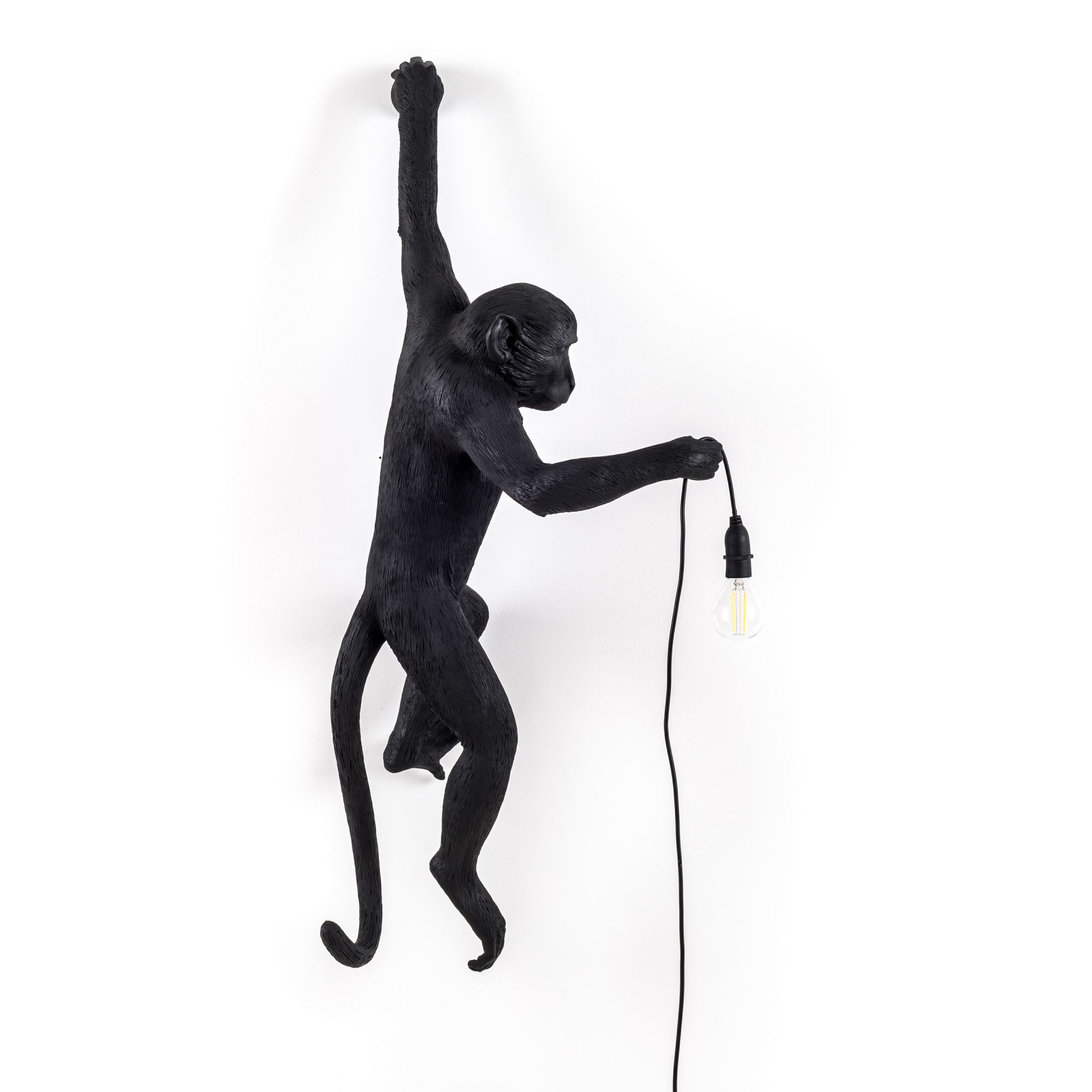 Monkey Lamp Black Wandleuchte Outdoor Seletti EINZELSTÜCK