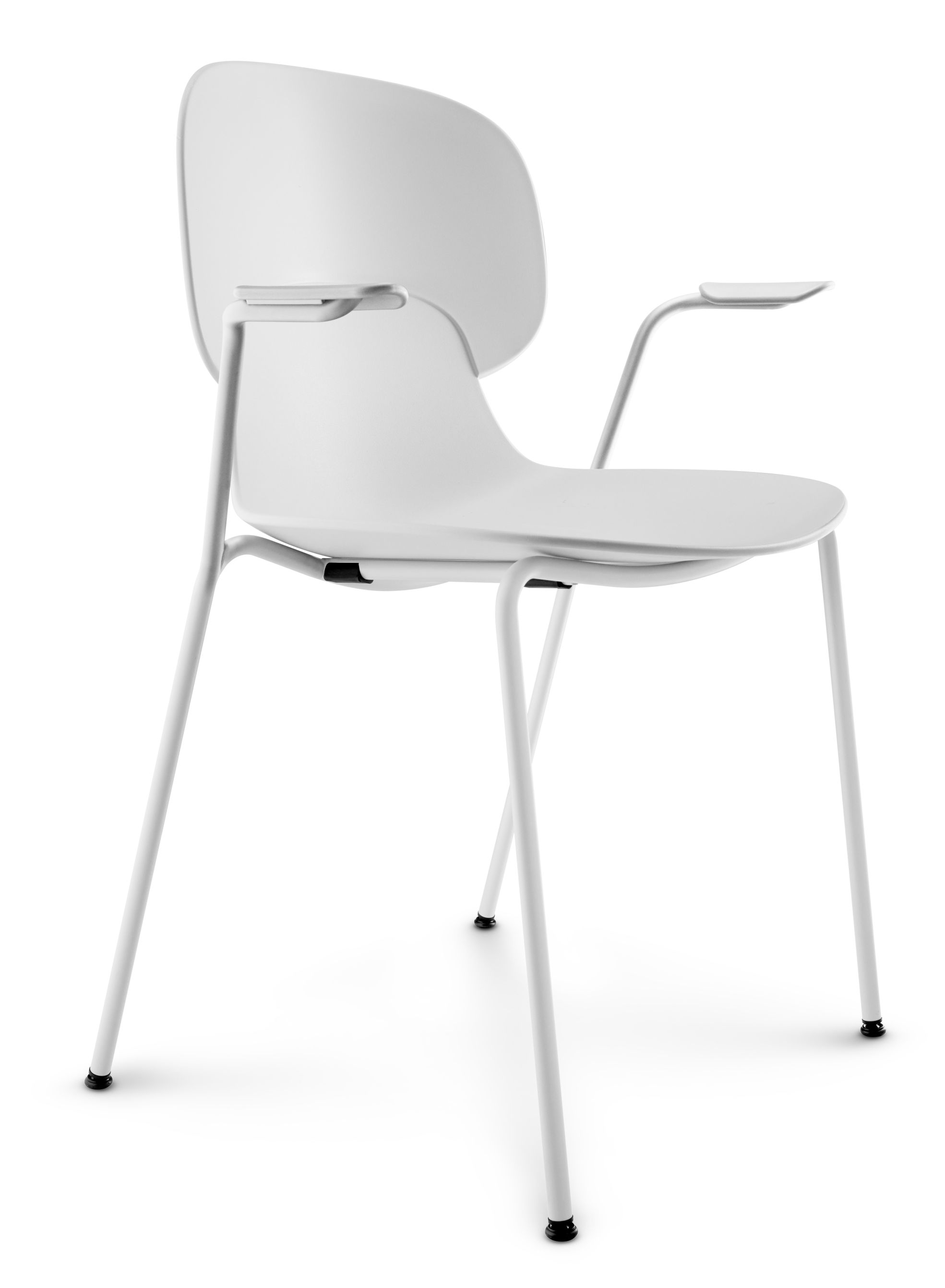 Combo Stuhl mit Armlehnen - grau - ungepolstert Eva Solo Moderner, grauer Combo Stuhl mit Armlehnen von Eva Solo, ungepolstert, für Esszimmer oder Büro.