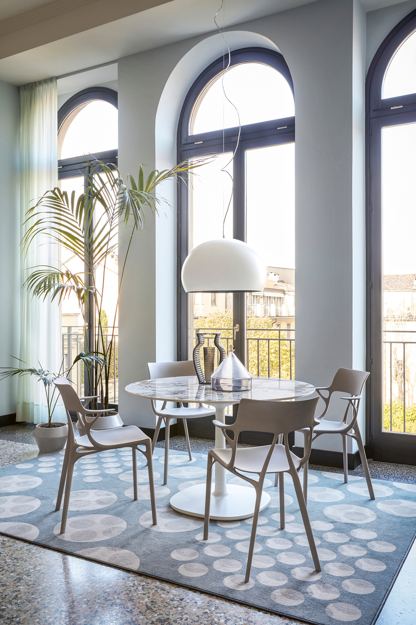 A.I. Stuhl Kartell Weiß