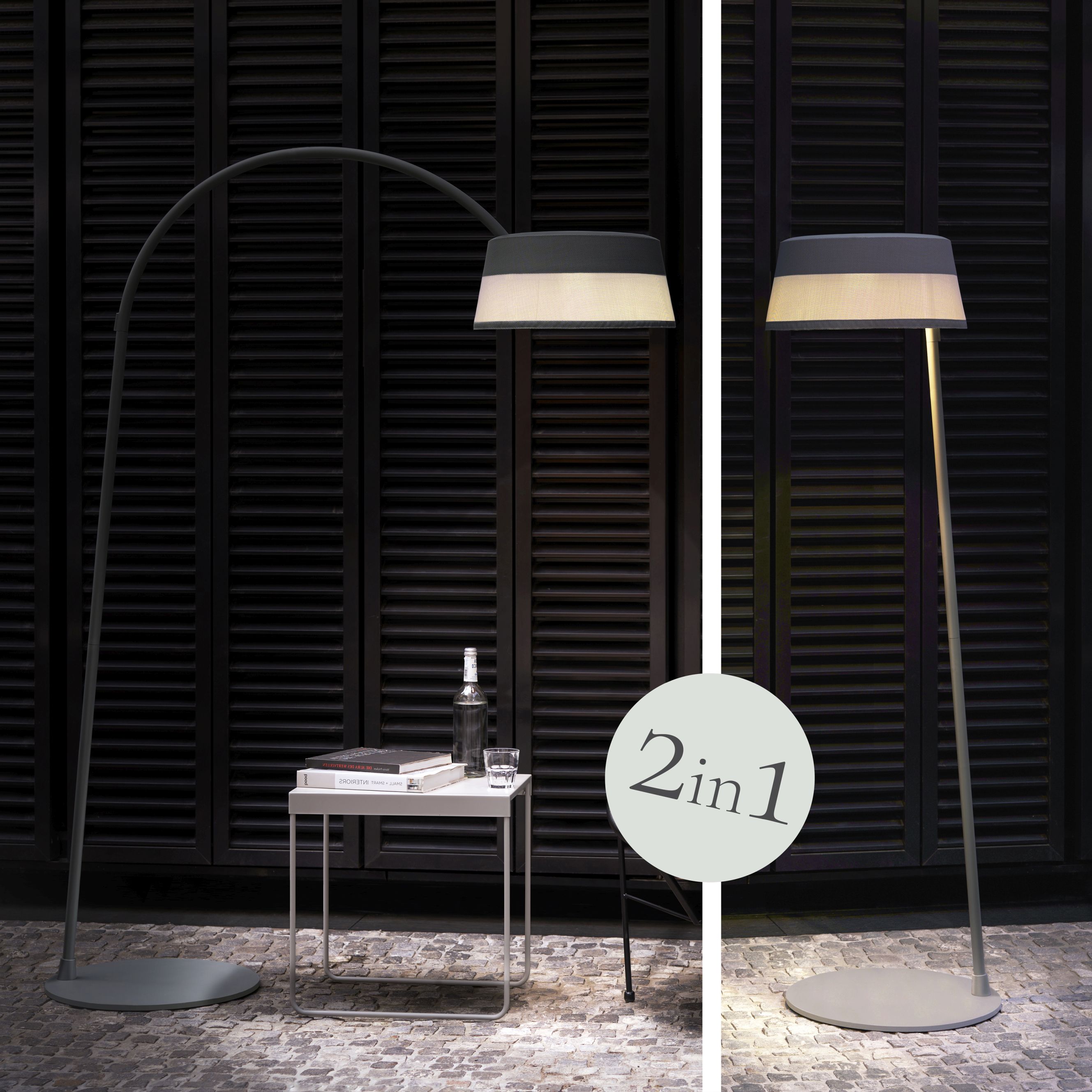 ISA-BELLE Solar Steh- & Bogenleuchte - 2 in 1 Moree